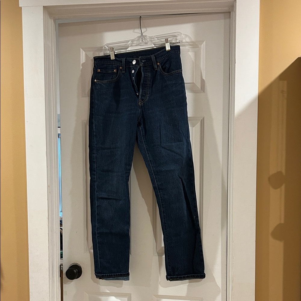 Levi's Women's Dark Blue Straight Jeans